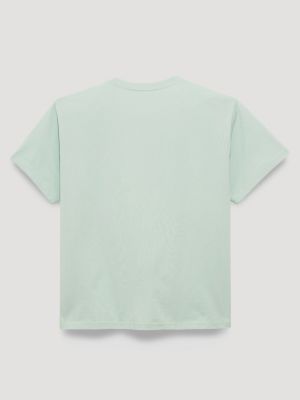 Round Up Motel Girlfriend Graphic Tee in Lichen Heather alternative view 2
