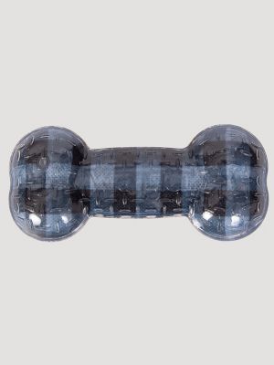 Printed Dog Bone Toy in Blue