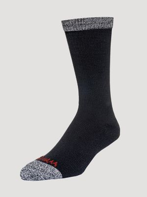 Mens Cabin Cushion Sock 4 Pack:Black:One Size alternative view 2