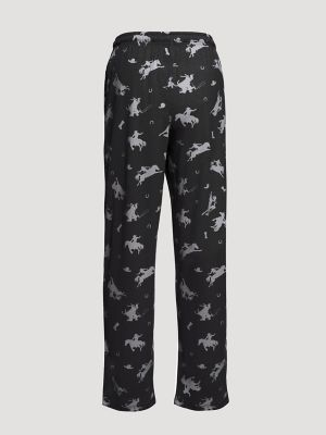 Mens Pajama Set:Black/Grey:L alternative view 2