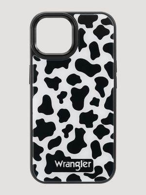 Smartphone Cow Print Case in Black/White