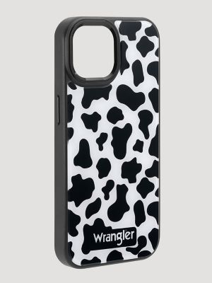 Smartphone Cow Print Case in Black/White