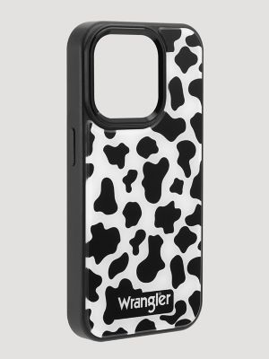 Smartphone Cow Print Case in Black/White