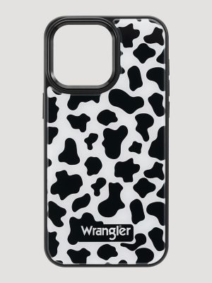 Smartphone Cow Print Case in Black/White