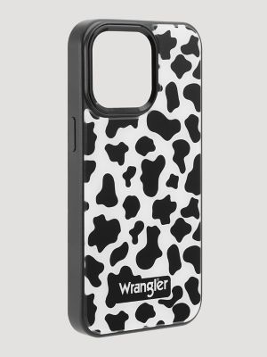 Smartphone Cow Print Case in Black/White
