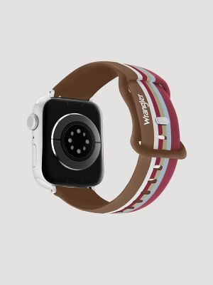 Silicone Brushpopper Universal Watchband in Brown