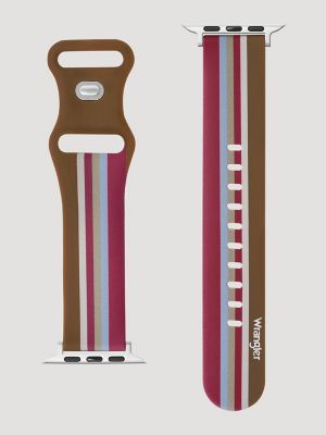 Silicone Brushpopper Universal Watchband in Brown