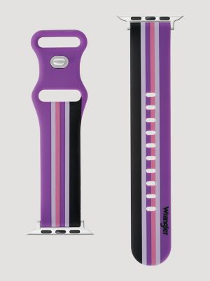 Silicone Brushpopper Universal Watchband:Purple:One Size: alternative view 3