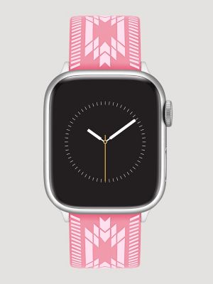 Silicone Southwestern Universal Watchband:Hot Pink:One Size | Women's ACCESSORIES | Wrangler®