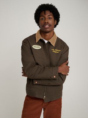 Wrangler x Stranger Things Murray Jacket in Dark Brown