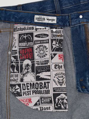 Stranger Things 13MWZ Cowboy Cut Jean:Wrangler Blue:31:32 alternative view 10