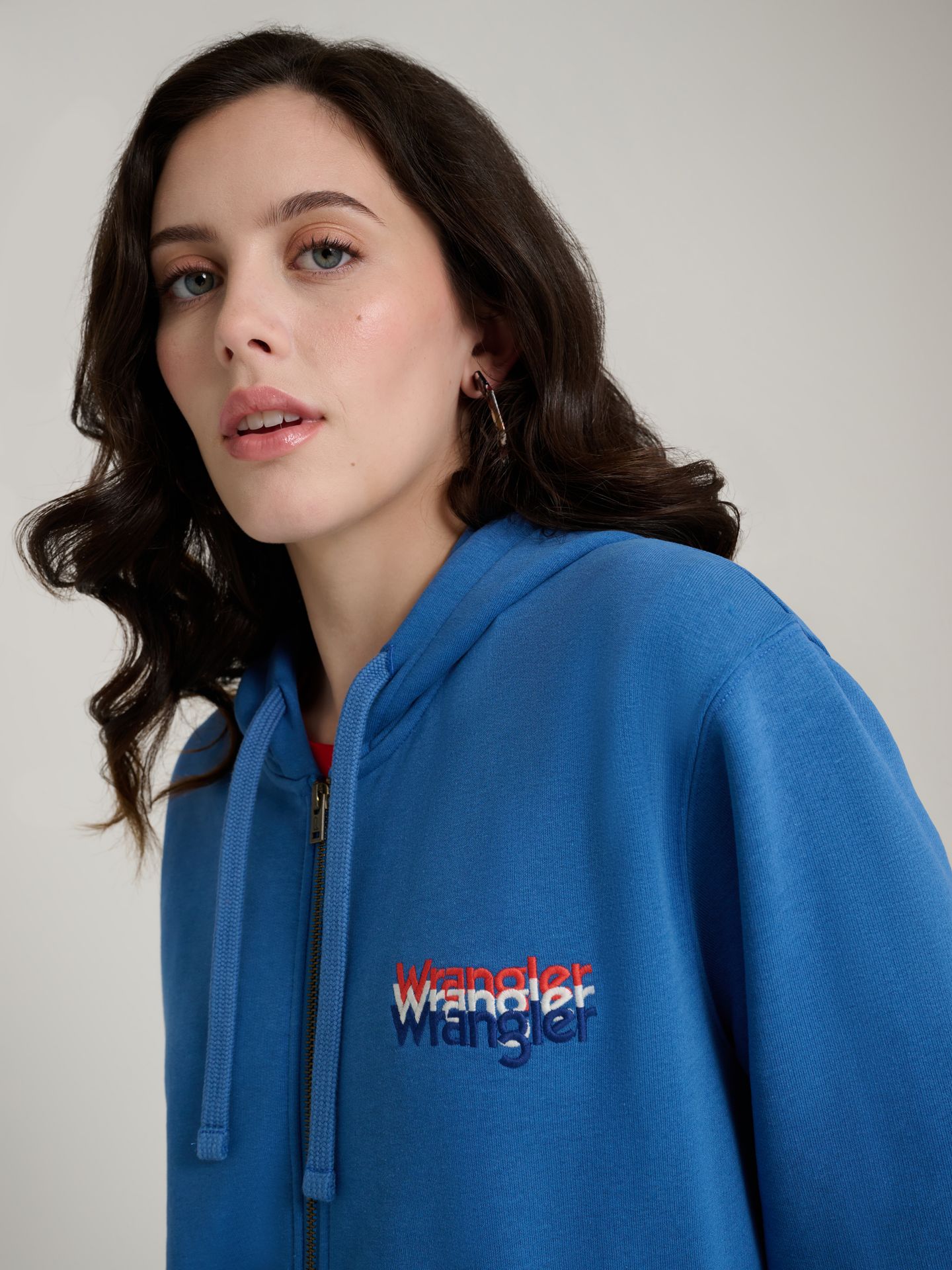 Мужское худи Wrangler x Stranger Things Eleven, цвет: Синий — фото 6