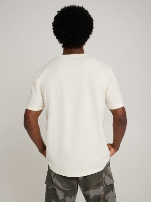 Wrangler x Stranger Things Hawkins High T-Shirt in Retro White alternative view 5