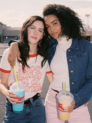 Wrangler x Stranger Things Upside Down Ringer Tee