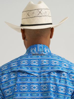 Мужские рубашки Wrangler All Terrain Gear Men's Print Performance Shirt — фото 6