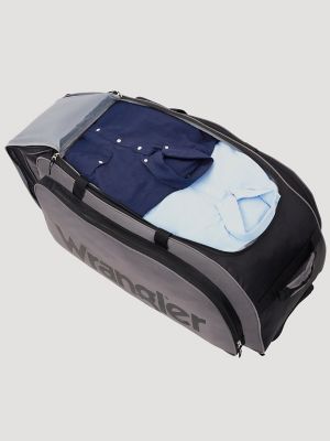 Wesley Rolling Duffle Bag:Charcoal:One Size alternative view