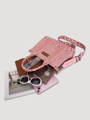Leopard Print Small Tote:Pink:One Size: alternative view 4