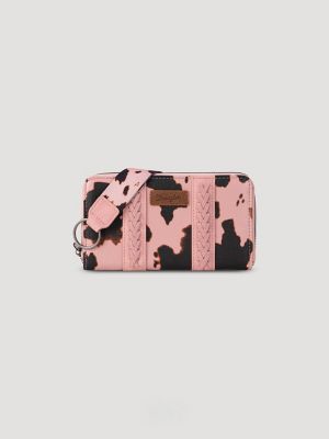 Cow Print Billfold Wallet
