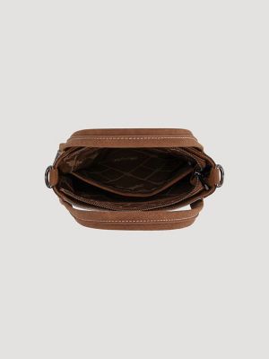 Genuine Hair-On Cowhide Tote Bag:Brown:One Size: alternative view 3