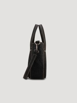 Genuine Hair-On Cowhide Tote Bag:Black:One Size: alternative view 3