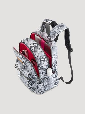 Southwestern Print Backpack:Black:One Size alternative view