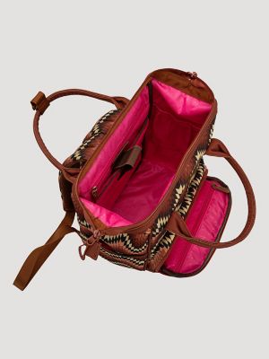 Zig Zag Print Backpack