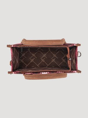 Zig Zag Print Small Tote