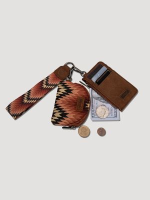 Zig Zag Print Wallet Card Set