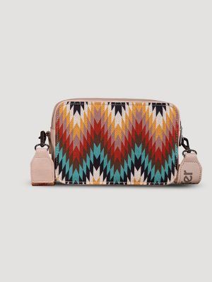 Zig Zag Print Cross Body