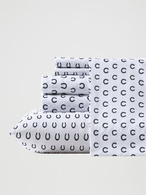 Wrangler Patterned Queen Sheet Set:Horseshoe Navy:Queen alternative view