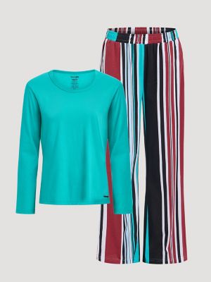 Women's Brushpopper Pajama Set in Primary Red