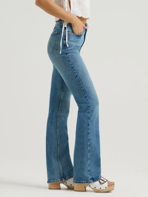 Women's Wrangler&reg; High Rise Bold Boot Jean in Ivy alternative view 5