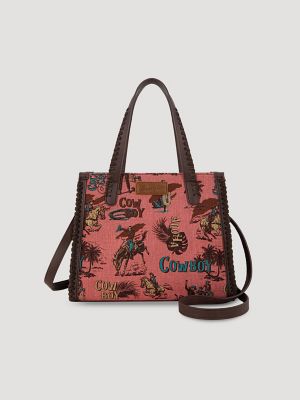 Aloha Cowboy Print Small Tote