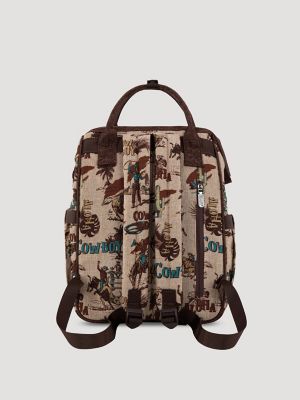 Aloha Cowboy Print Backpack