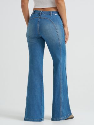 Women's Seamed 70's Flare Jean