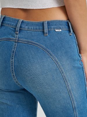 Women's Seamed 70's Flare Jean
