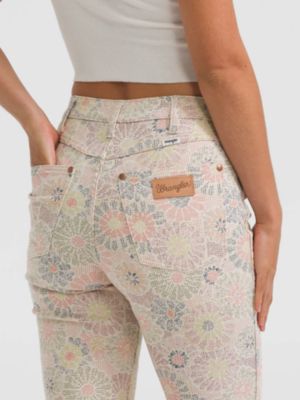 Женские джинсы Wrangler Women's Dallas Bootcut Floral Jean — фото 4
