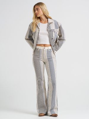 Women's Print 70's Flare Jean