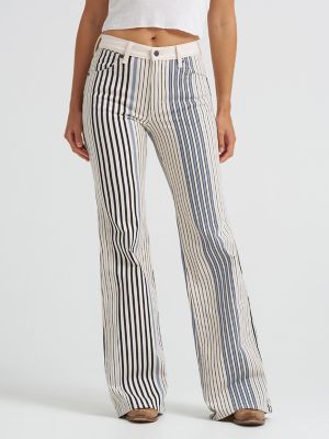 Women's Print 70's Flare Jean