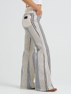 Women's Print 70's Flare Jean