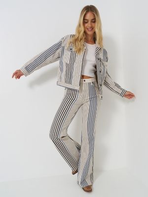 Women's Print 70's Flare Jean