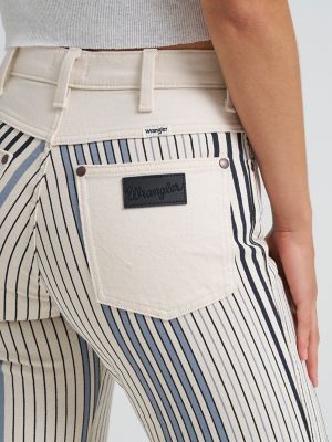 Women's Print 70's Flare Jean