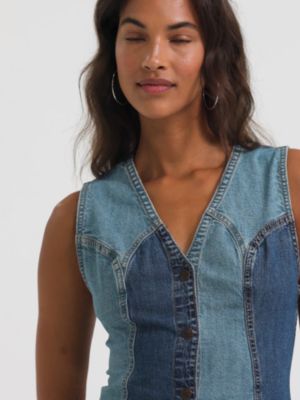 Женские платья Wrangler Women's Patchwork Vest Dress — фото 4