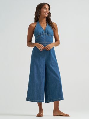 Women's Denim Overalls & Jumpsuits | Iconic Jean Jumpsuits
