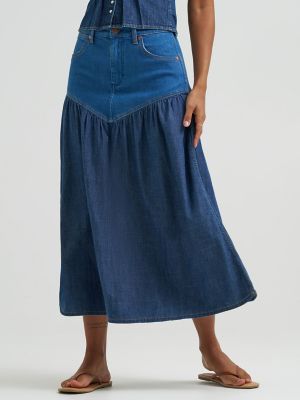 Women's Basque Waist Skirt