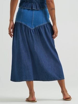 Women's Basque Waist Skirt