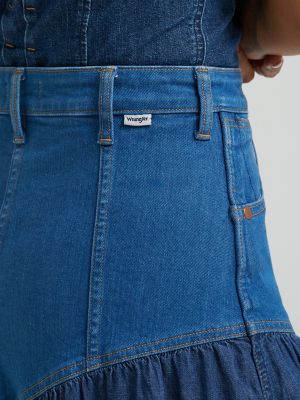 Women's Basque Waist Skirt