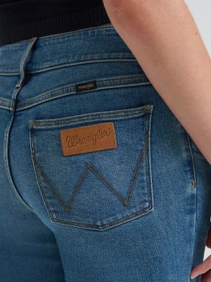 Womens Low Rise Bootcut Jean:Whirlwind:27:32 alternative view 5