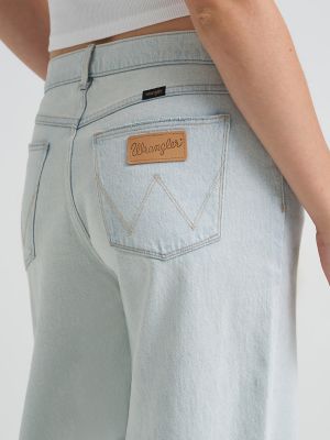 Women's Low Rise Baggy Jean in Sugar alternative view 5