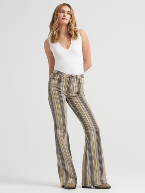 Женские джинсы Wrangler Women's High Rise Print Flare Jean